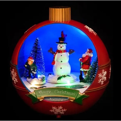 Прикраса декоративна Luville Collectables Куля Новорічна 18.5 х 17 см Червона (8718861435313RED) Вінниця - фото 2