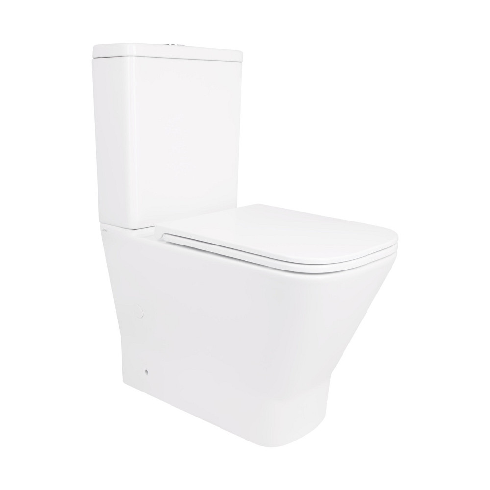 Унітаз-компакт Qtap Cardinal Ultra Quiet безобідковий із сидінням Soft-close QT04222168AUQ3W Київ - фото 11