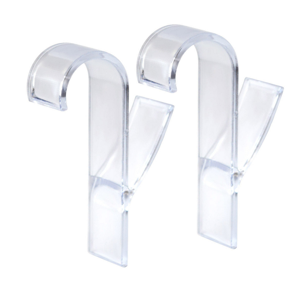 Гачок для сушарки для рушників прозорий, комплект 2 шт. Київ - фото 2