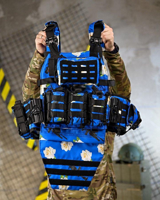 Плитоноска 4 быстрых сброса с напашником NETFLIX SIR  ПП4636 Одесса - изображение 8