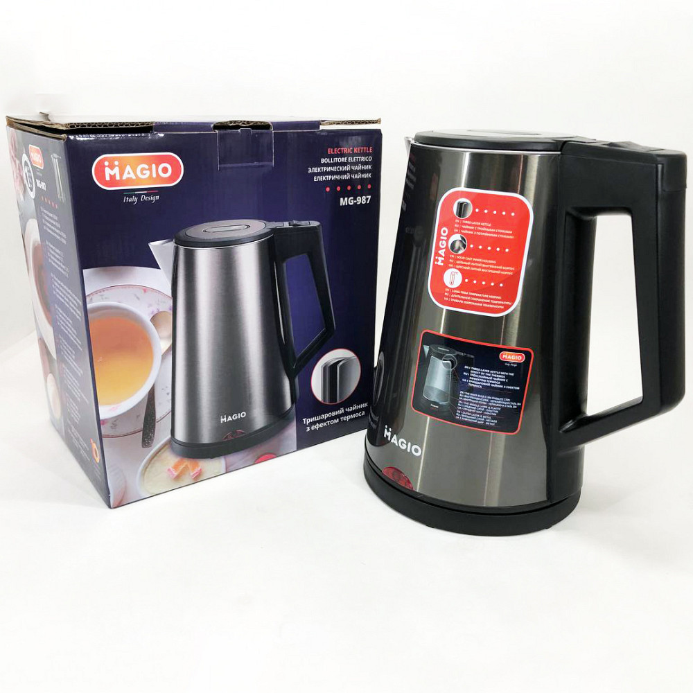 Чайники на підставці, Електрочайник побутовий з індикатором роботи, Чайник для побутового використання VL-53 Львів - фото 10