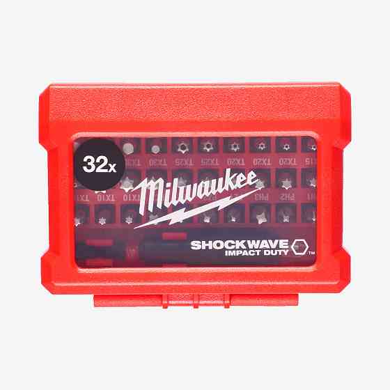 Набор бит SHOCKWAVE MILWAUKEE, (32шт) Одесса