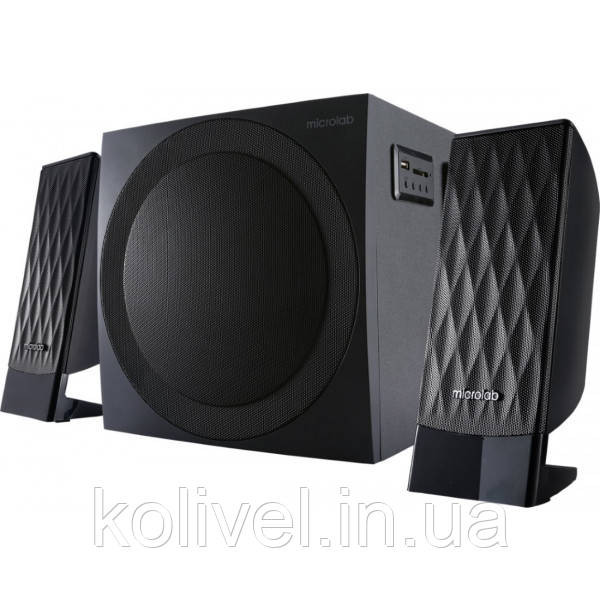 Акустична система 2.1 Microlab M-300U, USB/SD/FМ, чорна (M-300U) Киев - изображение 1