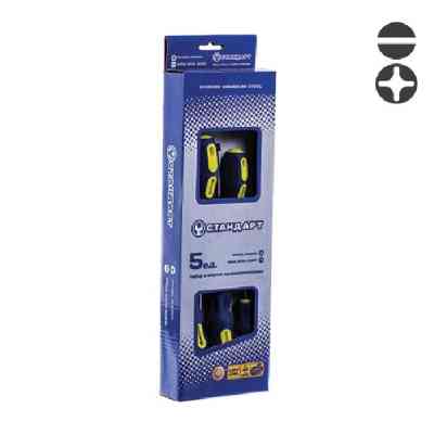 Набор отверток Toptul 5 шт. SL5,SL6,SL8,PH1,PH2 (SDS05) Винница