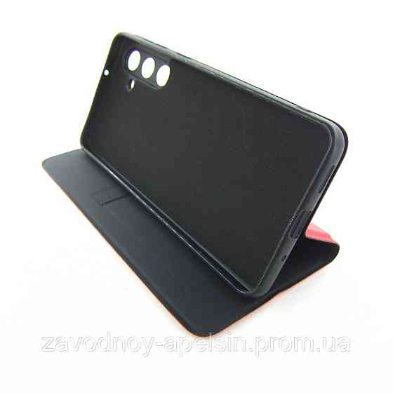 Чехол книжка Samsung A14 A145 A146 Кожаный (красный) Одесса