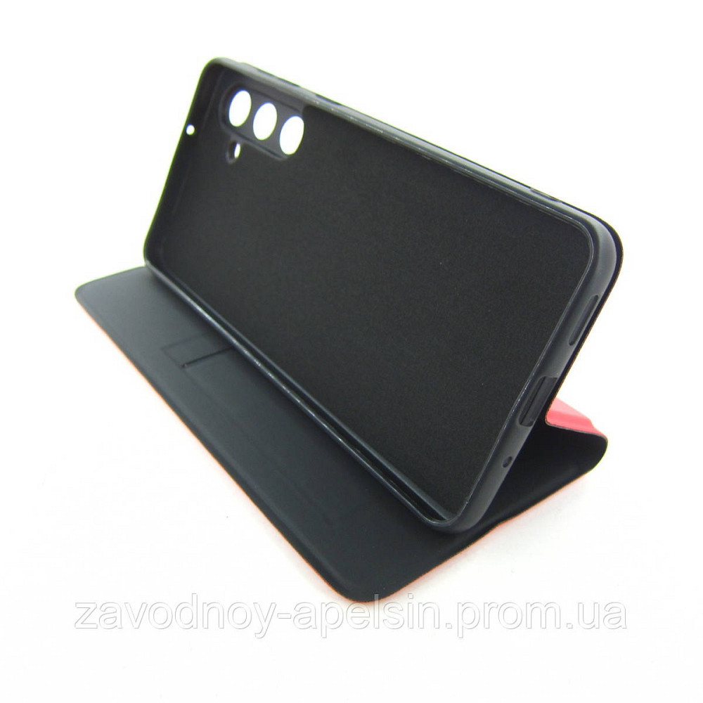 Чехол книжка Samsung A14 A145 A146 Кожаный (красный) Одесса - изображение 2