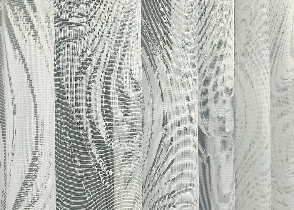 Тюль жаккард цвет молочный 1996т Киев - изображение 4