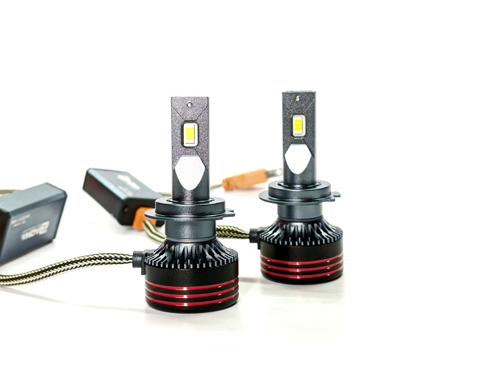 Комплект светодиодных ламп M8 PRO H7 (PX26d) 55W Canbus 6000K 12000Lm 12/24V Харьков - изображение 1