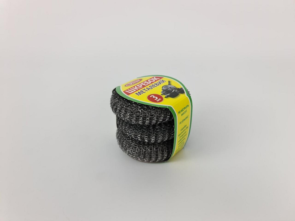 Мочалка залізна (а3*20 г) Vivat кільце (1 пачка) Харків - фото 2