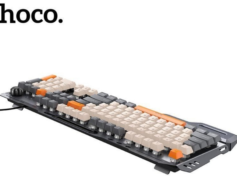 Игровая клавиатура HOCO DI98 RGB 104 клавиши металлическая. Харьков - изображение 2