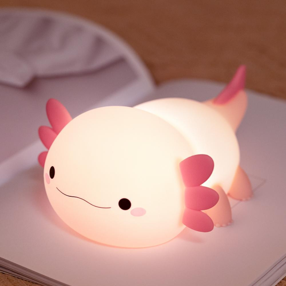Світильник Акумуляторний Axolotl Нічник Бездротовий Силіконовий Аксолотль Київ - фото 2