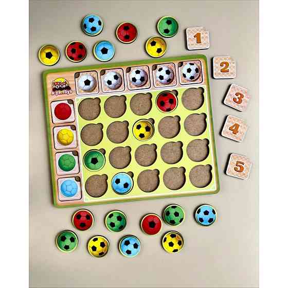 Деревянный пазл-сортер 