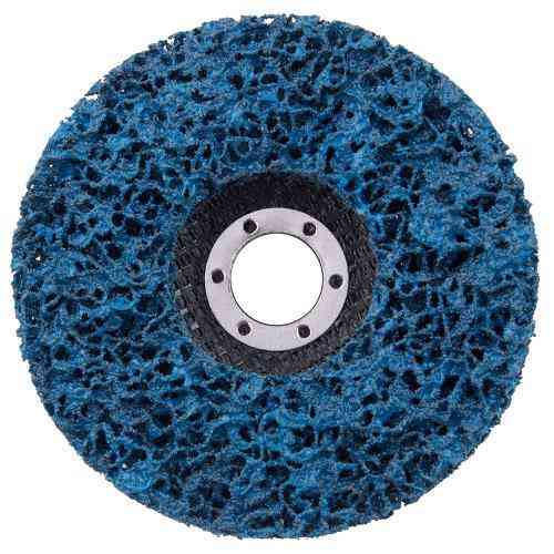 Круг зачисний "корал" середньої жорсткості 125мм х 22,2мм (синій), Alloid Одеса