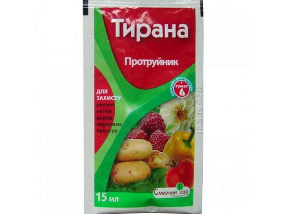 Препарат ТИРАНА 15мл (2 шт./уп.) ТМ ВАССМА-РІТЕЙЛ Київ - фото 1