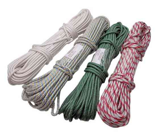 Шнур плетёный с наполнителем ШП-5, 5мм, 20метров (разные цвета) Днепр