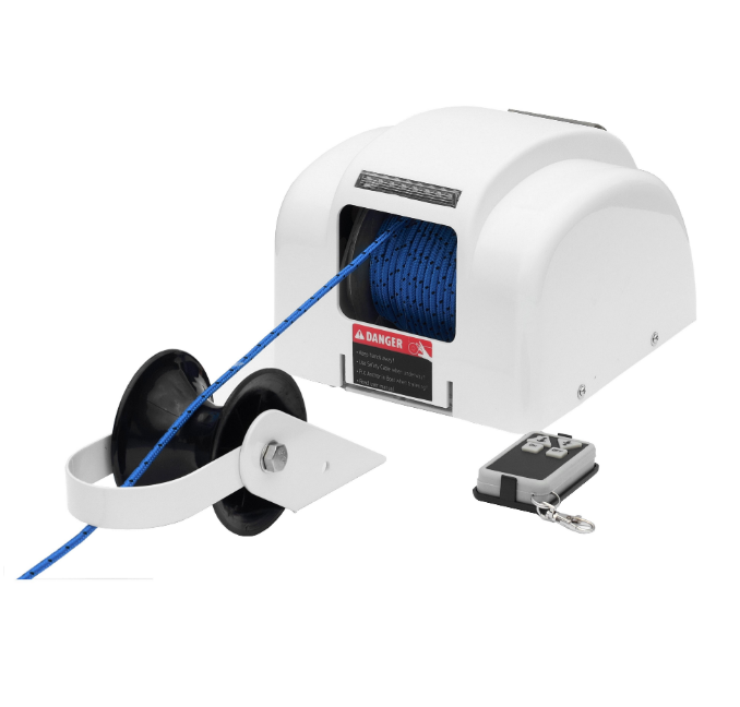 Лебідка Електрична В Човен Autotrac Big Water 45 (Вільний Скидання) З Пультом Д/У Управління Для Солоної Води Київ - фото 1