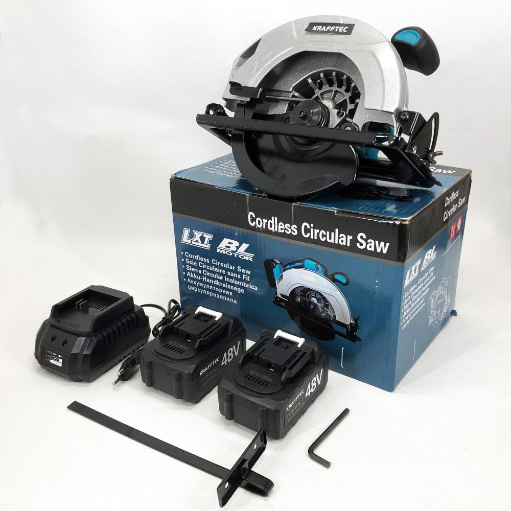 Акумуляторна циркулярна пилка KRAFFTEC 48V BZ-93 Івано-Франківськ - фото 5