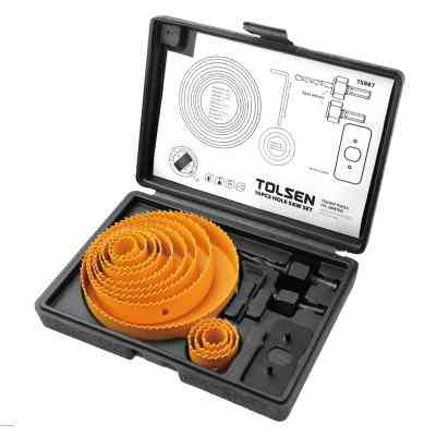 Коронка Tolsen коронок по дереву 16 предм 19-127 мм (75867) Винница