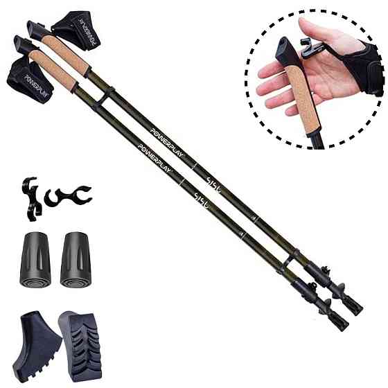Палки для скандинавской ходьбы трекинговые палки туристические для спортивной ходьбы 2 пари сапожек чохол Киев