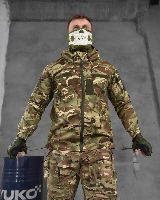 Куртка мультикам тактична весна літо під шеврон із капюшоном Одеса - фото 17