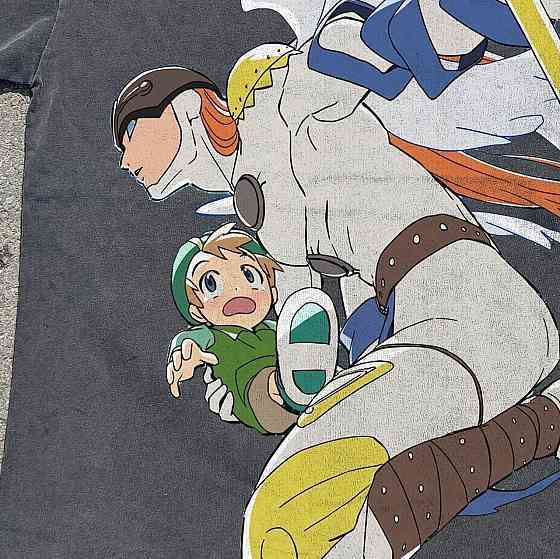 Футболка для хлопчика з принтом аніме Пригоди Дігімонів Ангемон Тк Такеру оверсайз (зріст від 165 до 180) Чорний Дніпро