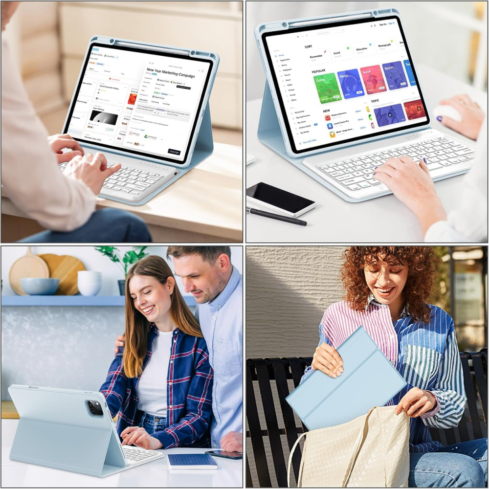 Клавиатура-чехол с трекпадом для iPad Pro 12.9