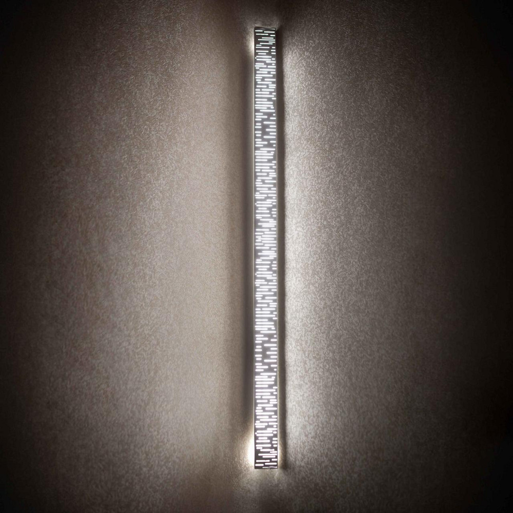 Світильник настінний кутовий 124 см MSK Electric Sieve бра під лампу Т8 NL 12460 WH Київ - фото 1