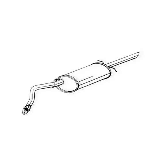 Глушитель , Sens (овал) алюминий Ланос Мукачево