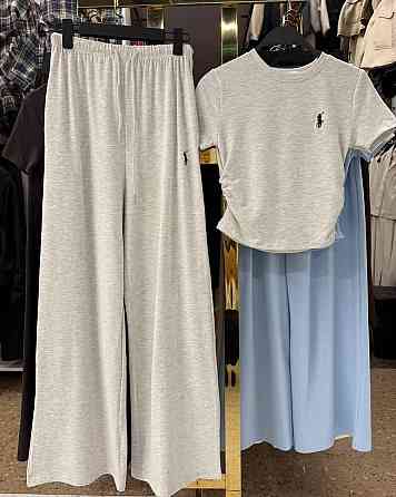 Женский прогулочный костюм: футболка и штаны вискоза Меланж, 44/46 Одесса