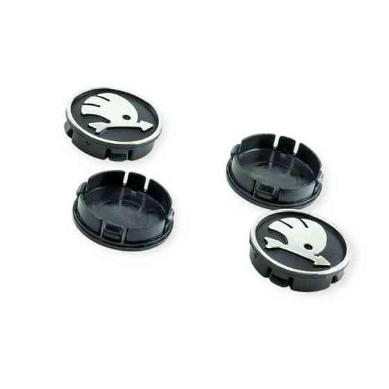 Колпачок-заглушка диска автомобиль Шкода 55/60 мм рифленый (к-кт 4 шт) Мукачево