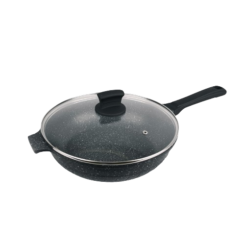 Сковорідка-сотейник 28см індукційне дно а/п Granite MR-1226-28 Maestro Житомир - фото 3