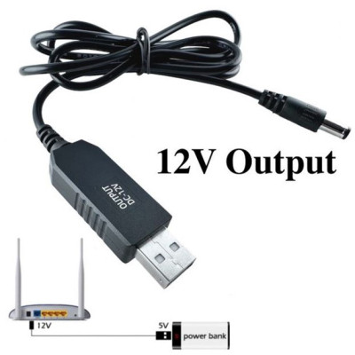 Кабель живлення USB to DC 5.5x2.1mm 12V 1.0m Dynamode (DM-USB-DC-5.5x2.1-12V) Вінниця - фото 4