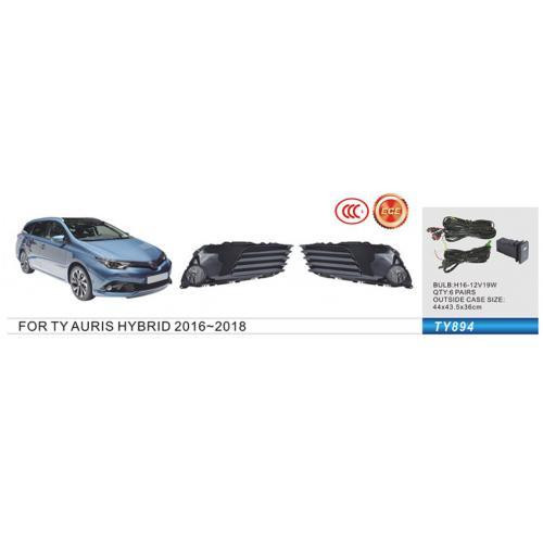 Додаткові фари для Toyota Auris Hybrid 2016-2018 TY894A H11 12V 55W з електропроводкою Харків - фото 2