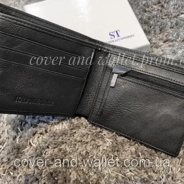 Чоловічий шкіряний гаманець на магнітах без застібки ST 4 Київ - фото 6