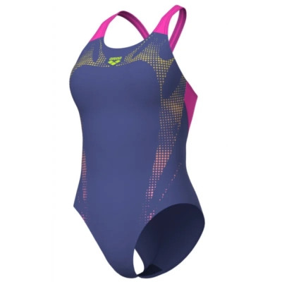 Купальник Arena Spider Web Swimsuit V Back 007988-890 рожевий 38 (3468337495970) Вінниця - фото 5