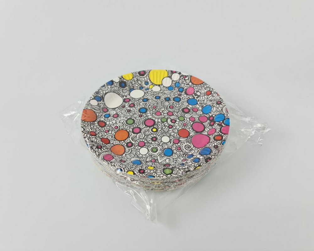 Тарілки на дитячий день народження 23 см "Авангард" 50 шт (1 пачка) Харків - фото 3