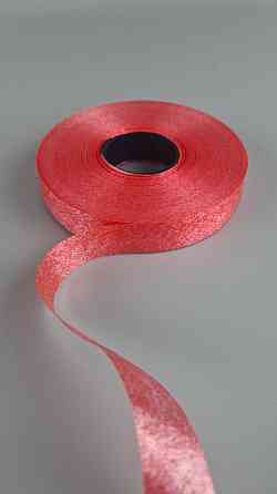 Стрічка поліпропіленова для повітряних куль і подарунків 2 см х 100 ярдів червона (1 пачка) Харків