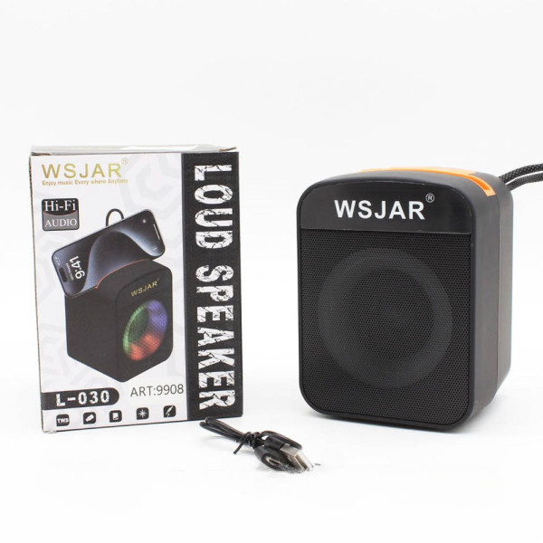 Бездротова колонка Bluetooth L-030 з підставкою для телефону, яскравим LED-підсвічуванням та потужним звуком Одеса - фото 1