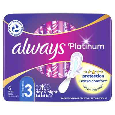 Гигиенические прокладки Always Platinum Day&Night (Размер 3) 6 шт. (8001090445032) Винница