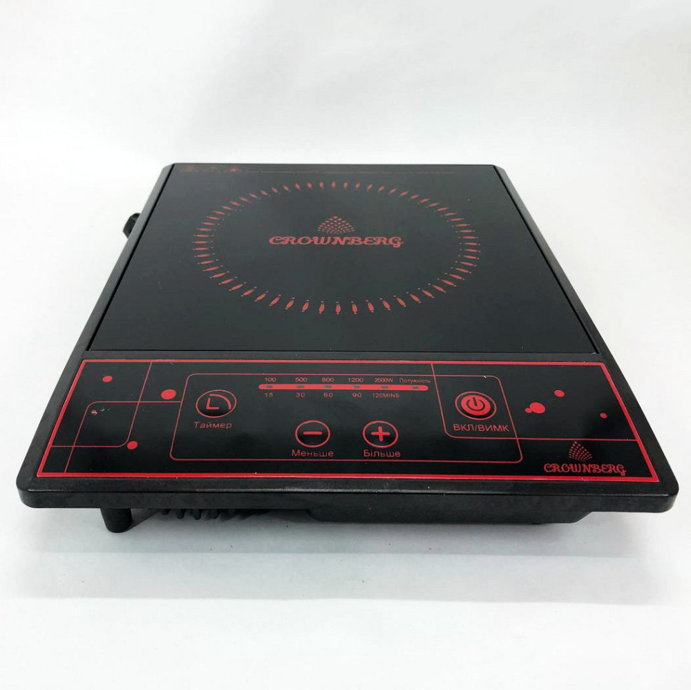Маленькі електричні плити Crownberg CB-1322, Плита переносна для дому, Плита підлогова потужна DU-53 Івано-Франківськ - фото 5