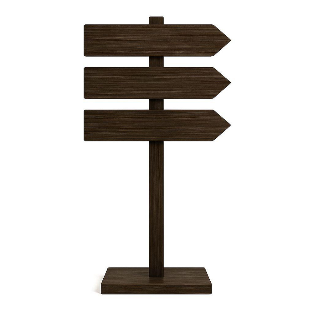 Напольная стрелка-указатель 