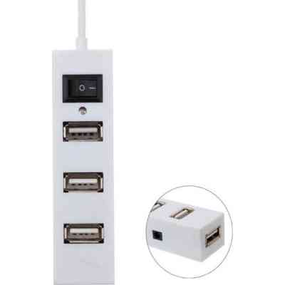 Концентратор Voltronic USB 3.0 to 4xUSB white (YT-HUB4-W) Вінниця