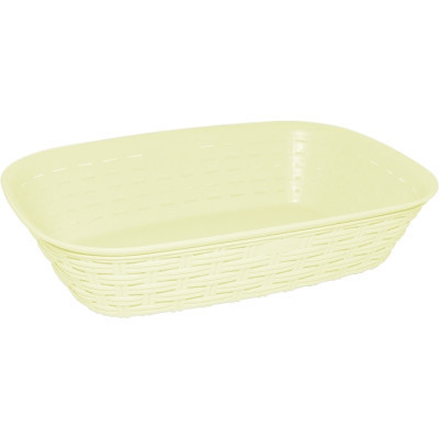 Хлібниця Irak Plastik 2,5 л під ротанг жовта (6662) Вінниця - фото 1