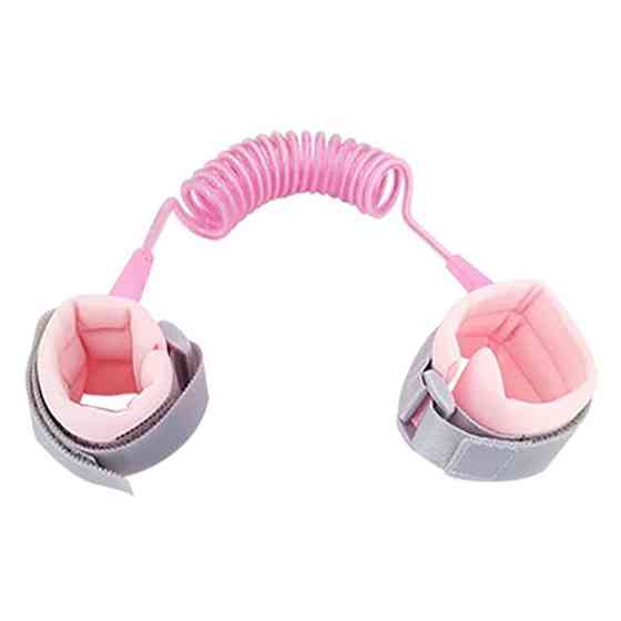 Наручный ремешок-антипотеря для безопасности ребенка Child anti lost strap (Розовый) Николаев