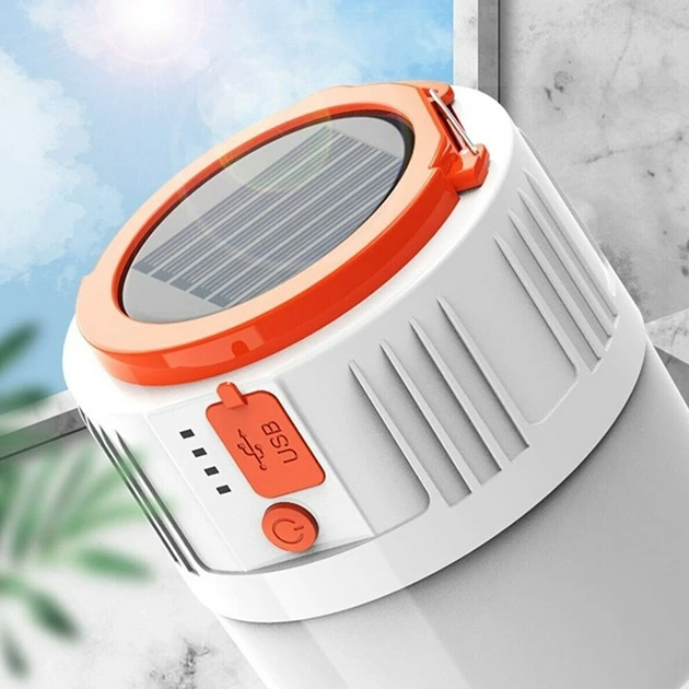 Кемпінговий ліхтар (лампа) TM-B42 на сонячних батареях + Power bank Вінниця - фото 9