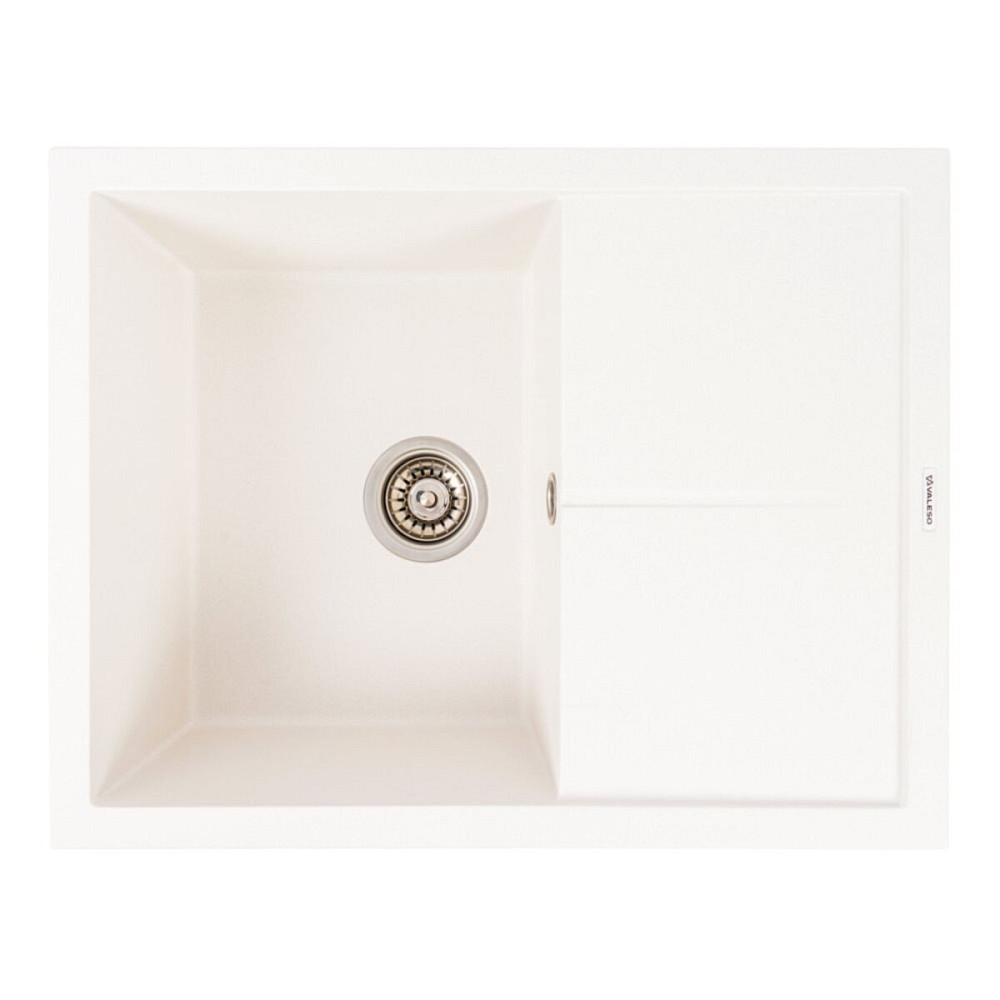 Гранітна мийка VALESO CRIPTA 6550 матова Білосніжна Коломыя - изображение 1