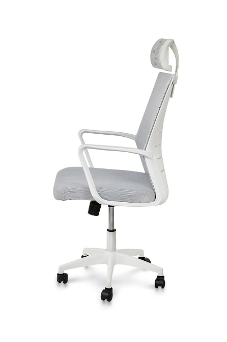 Стілець офісний Зум, світло-сірий Днепр - изображение 3