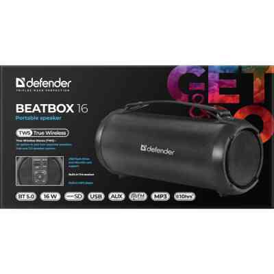 Акустическая система Defender Beatbox 16 Black (65216) Винница