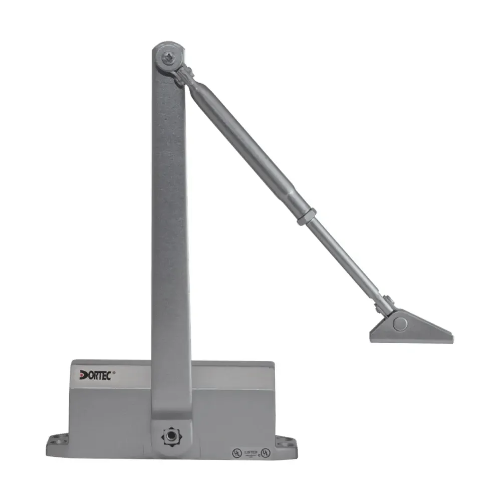 Дверний доводчик Dortec DT-64H Silver з фіксацією дверей у відчиненому положенні (63-00023) Київ - фото 6