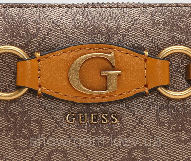 Жіноча сумочка з органайзером на плече Guess (865470) светло коричневая Київ - фото 6